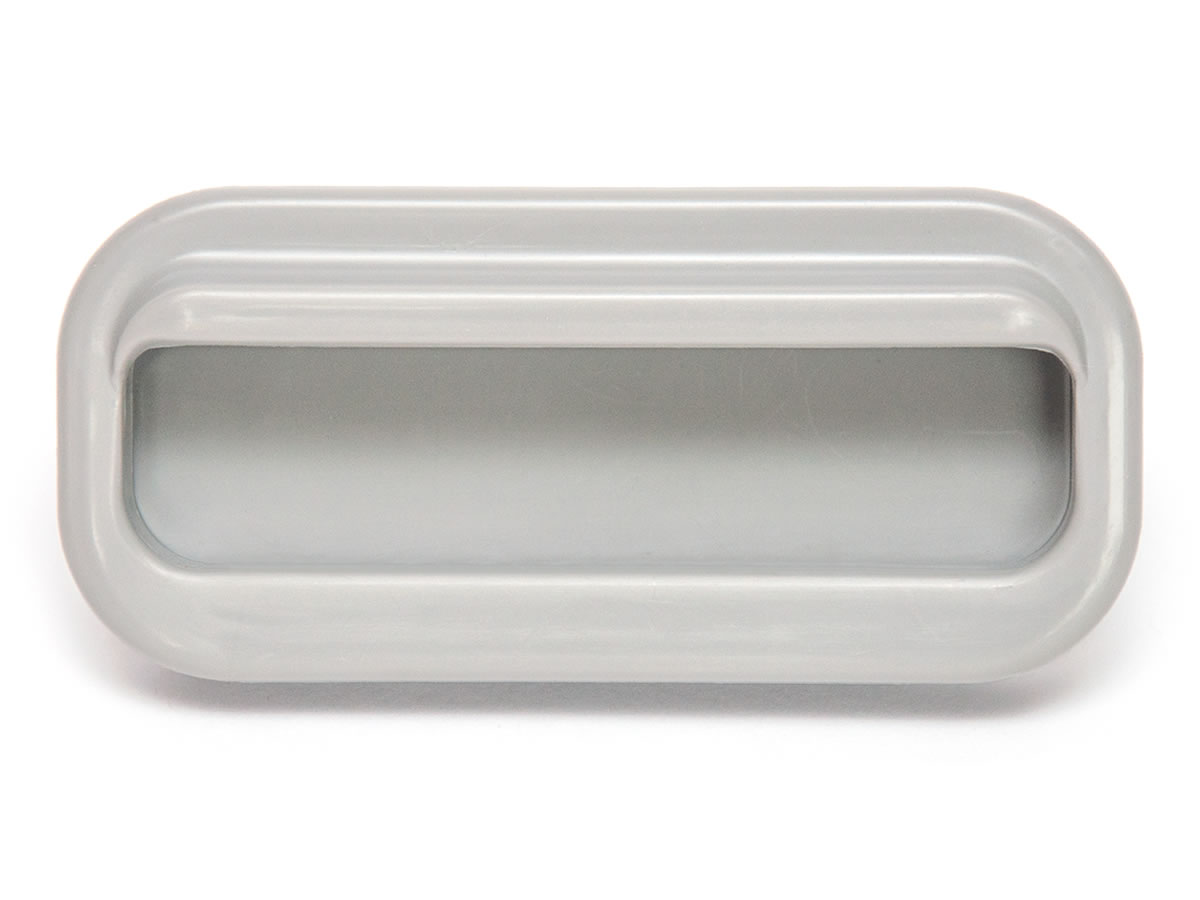 Griffmulde, innen glatt (flach), geschlossen, 2-teilig