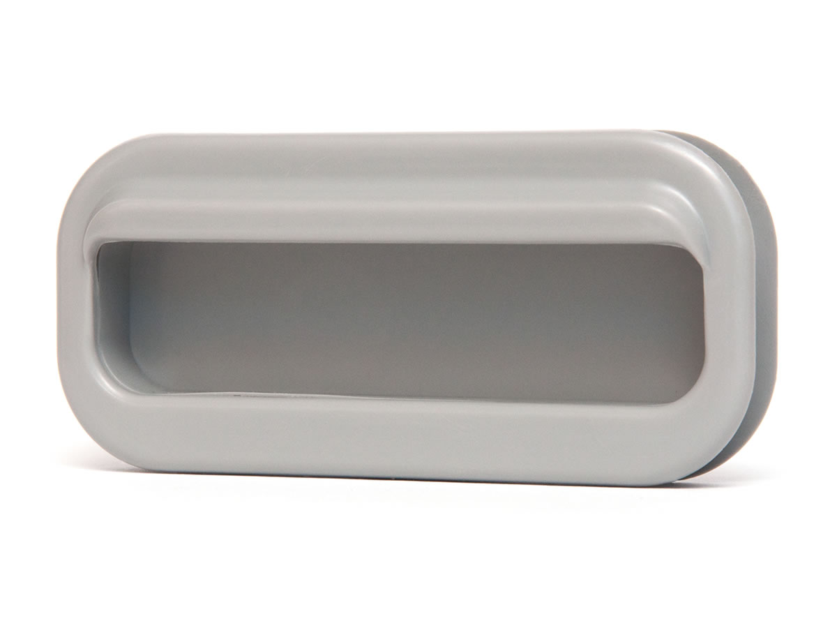 Griffmulde, innen glatt (flach), geschlossen, 2-teilig