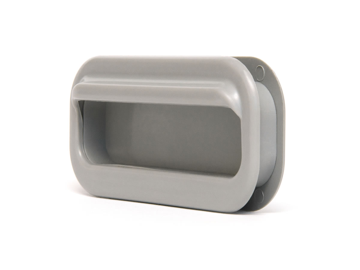 Griffmulde, innen glatt (flach), geschlossen, 2-teilig